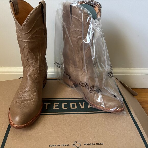 Tecovas Men's Cartwright Sand Goat Cowboy Boots Size 10 EE {Wide} - Picture 1 of 4